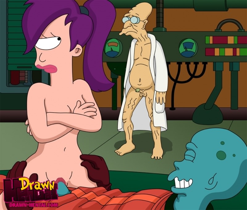 Futurama: Aliens fuck Leela